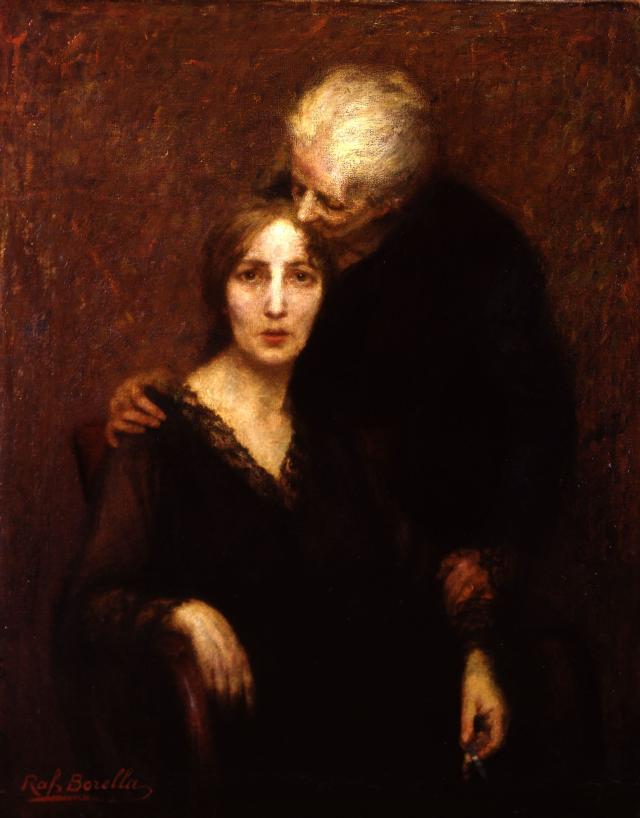   Raffaele Borella, Le madri, 1918, collezione Intesa Sanpaolo