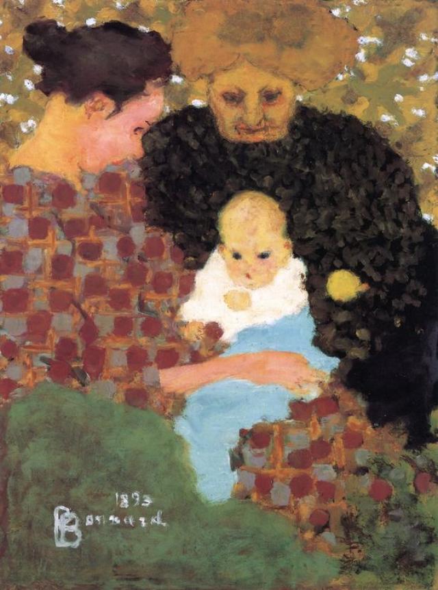 Pierre Bonnard, Trois &acirc;ges (maternit&eacute;), 1893 (Fonte Pinterest)