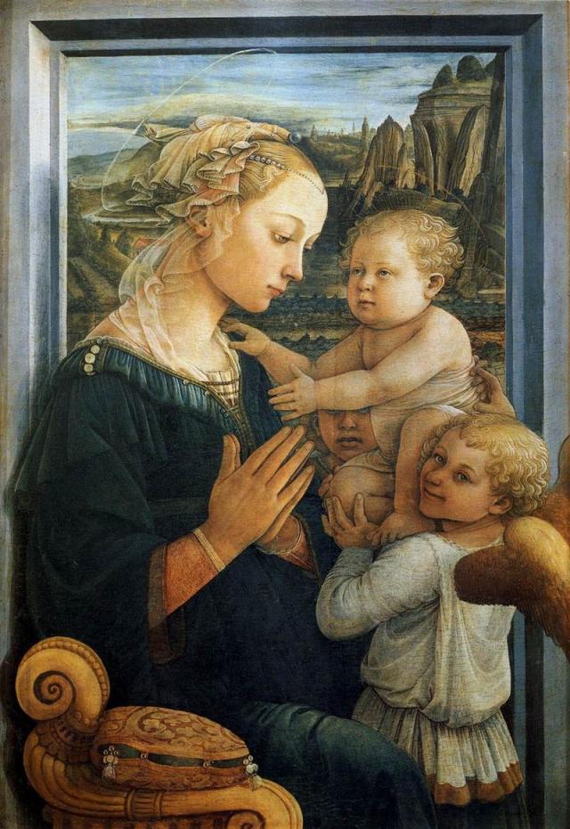 Filippo Lippo, Lippina, 1465, Galleria degli Uffizi Firenze (Fonte: wikipedia)