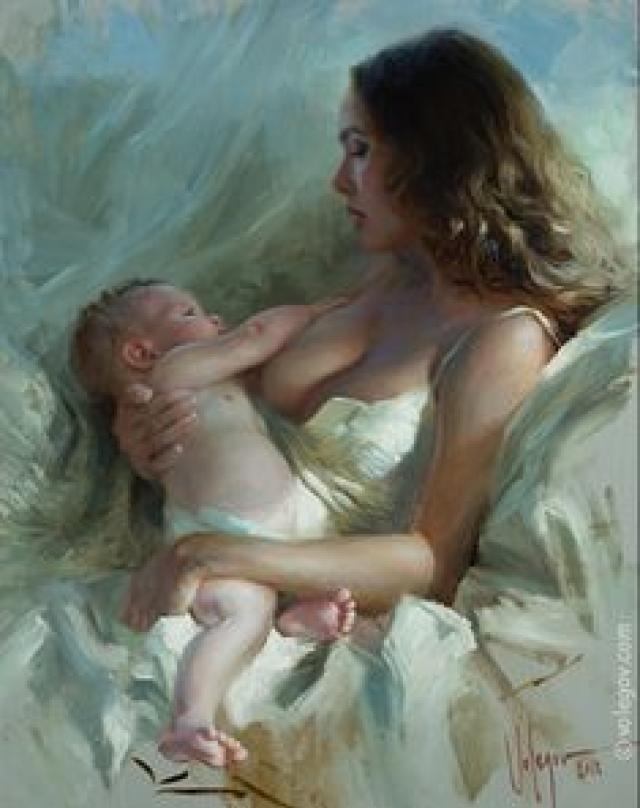Vladimir Volegov, Maternit&agrave; (fonte:pinterest)