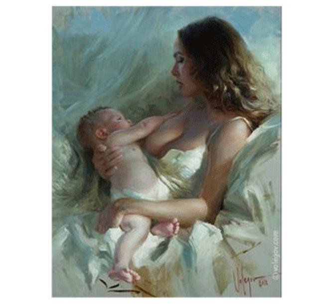 Vladimir Volegov, Maternit&agrave; (fonte:pinterest)