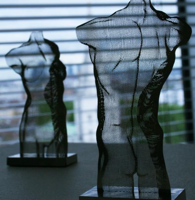 David Bagbie, BNUWDSTILL, 2006 Steel panel, semi-trasparent 43.5 x 27.5 cm