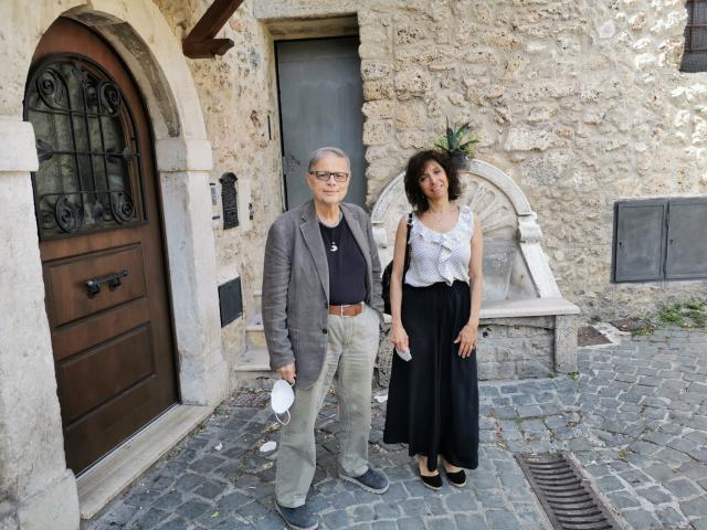 Gian Mario Anselmi con Loredana Chines