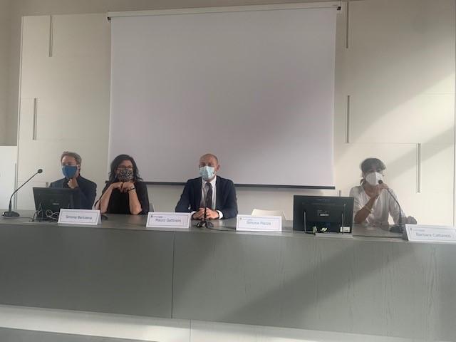 Al centro il Sindaco di Lecco Mauro Gattinoni