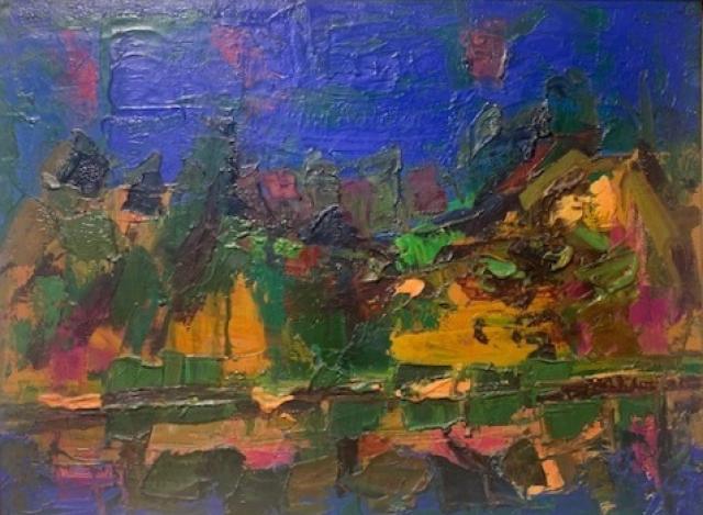 Ennio Morlotti Adda a Imbersagio 1957