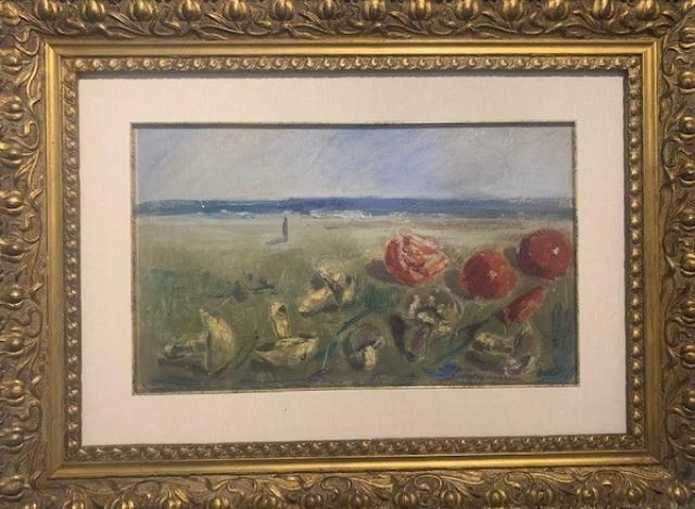 Filippo de Pisis Natura Morta Marina con funghi e pomodori 1929