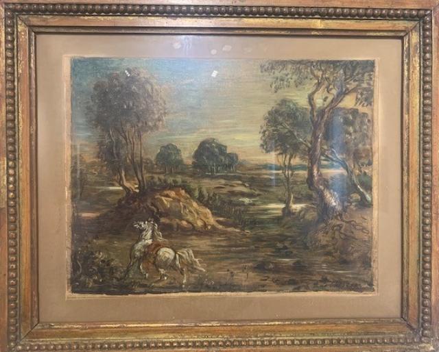 Giorgio de Chirico Cavallo nel Paesaggio