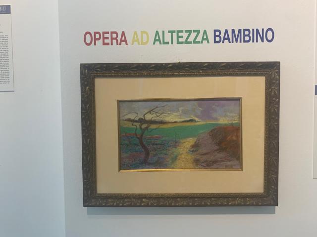  opere ad altezza bambino in mostra sul percorso a loro dedicato