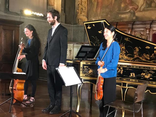 Musiche francesi rococ&ograve; nella Sala del Cenacolo del Museo della Scienza e della Tecnologia di Milano.