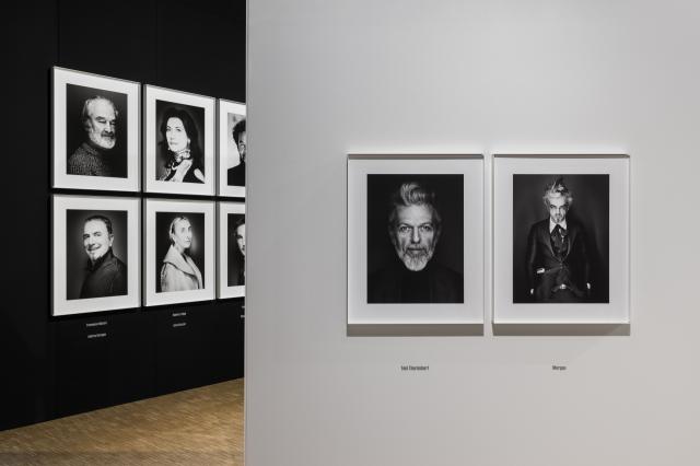 Giovanni Gastel allestimento mostra in Triennale