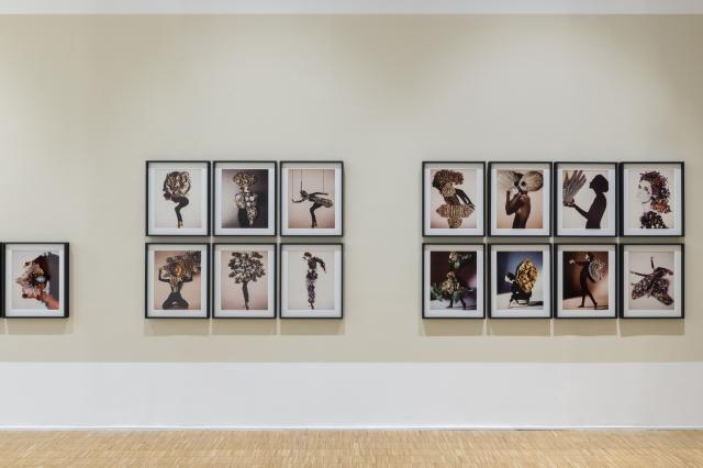 Giovanni Gastel allestimento mostra in Triennale