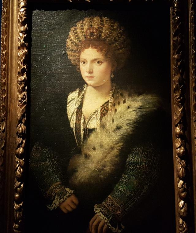 Tiziano, Isabella d'Este in nero