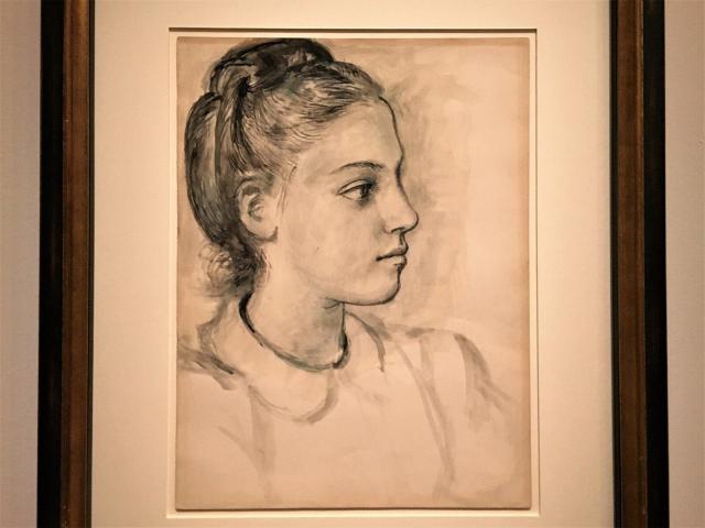 Portrait de Maya de profil (1951)