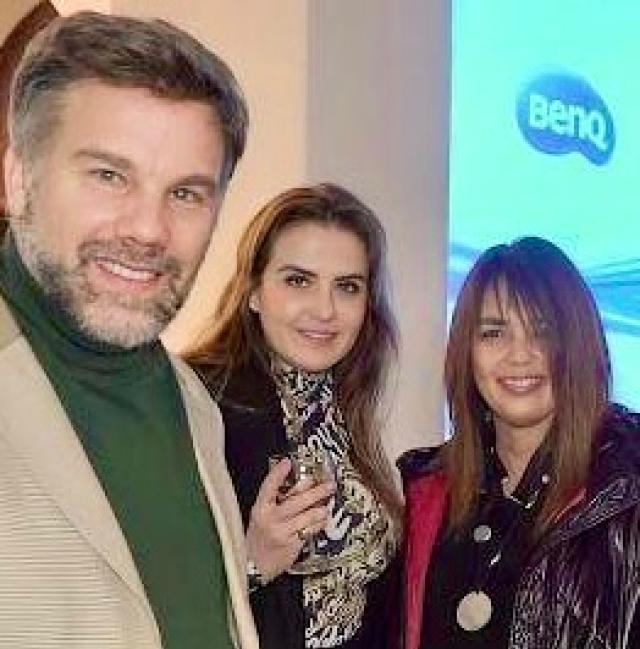 i fondatori con l'artista poetessa Claudia Quintieri