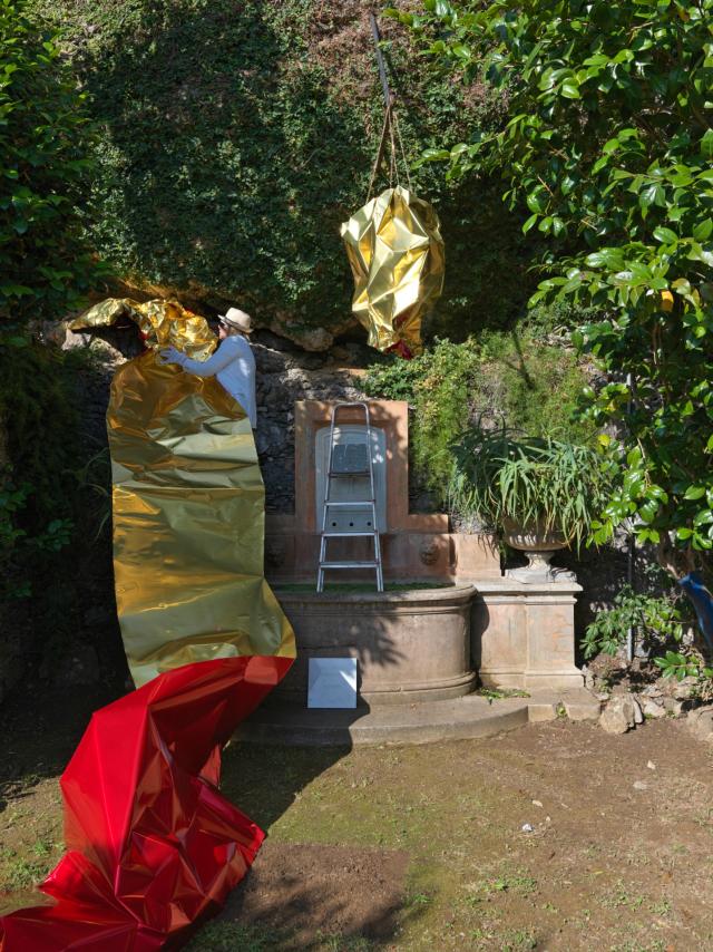 Gold Installation di Tiziana Lorenzelli al Museo Internazionale di Portofino