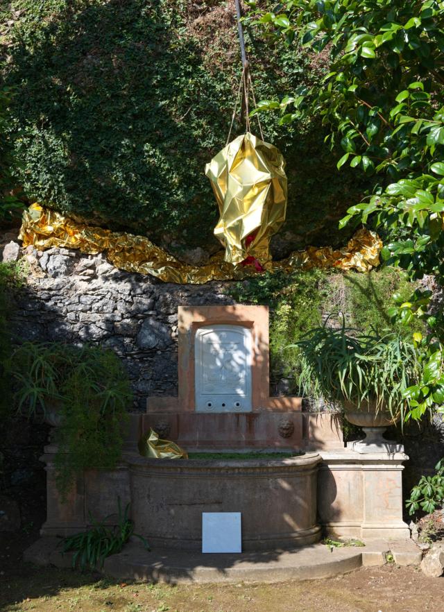 Gold Installation di Tiziana Lorenzelli al Museo Internazionale di Portofino