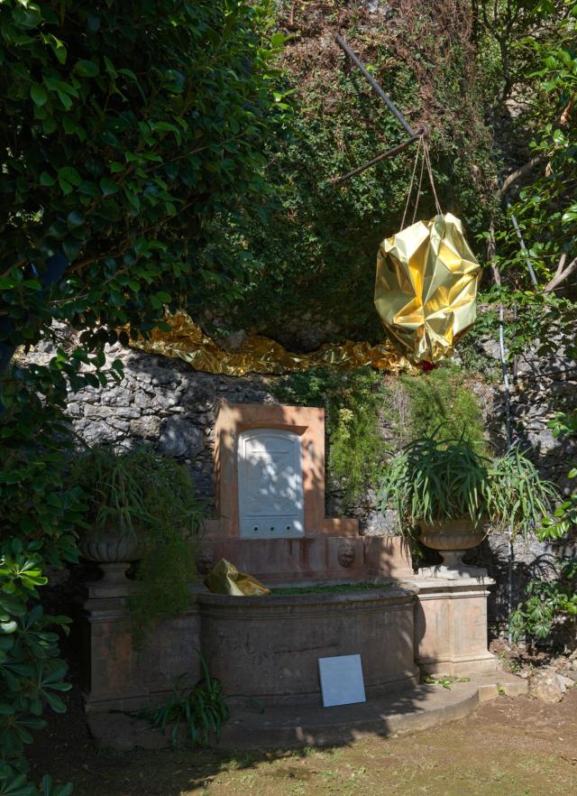 Gold Installation di Tiziana Lorenzelli al Museo Internazionale di Portofino