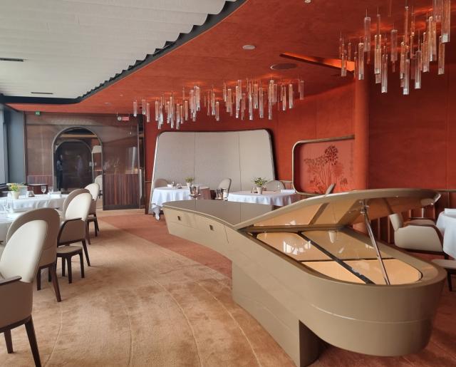 La sala interna de La Pergola