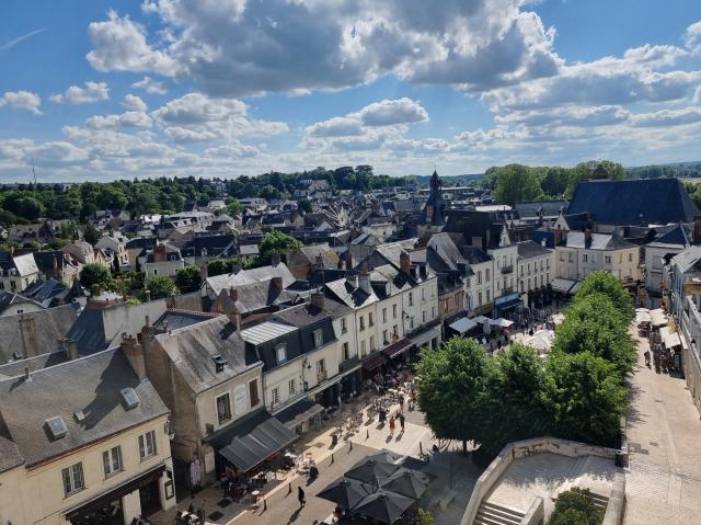 La cittadina di Amboise sulla Loira