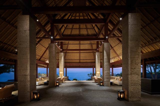 La lobby del Bulgari Resort Bali (courtesy Bulgari Hotels)