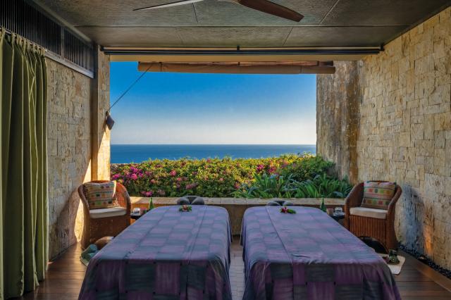 Cabine trattamenti Spa vista oceano (courtesy Bulgari Hotels)