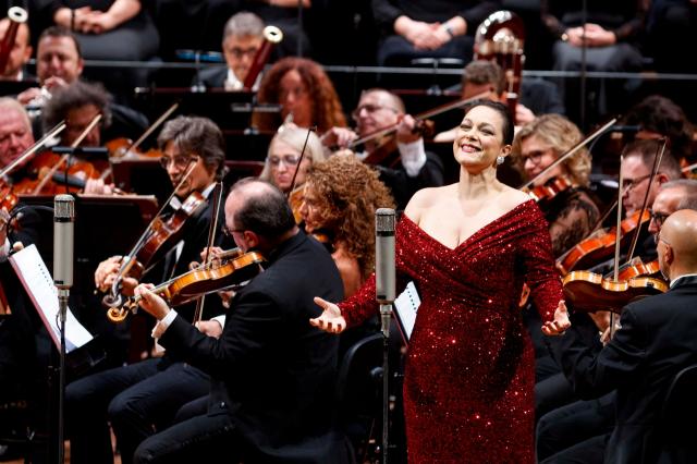 Il soprano Eleonora Buratto nel ruolo di Tosca (courtesy)