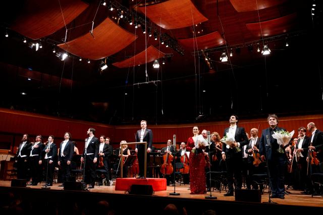 Daniel Harding e l'orchestra dell'Accademia Santa Cecilia