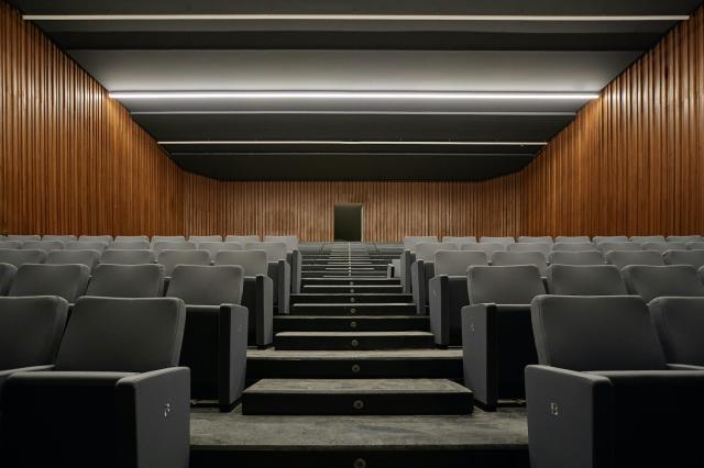 Interni del nuovo Teatro Borsoni a Brescia