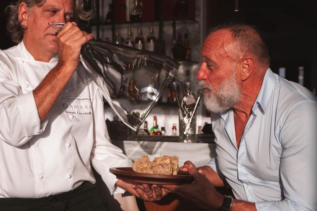 Il menu al tartufo bianco di Giorgio Locatelli