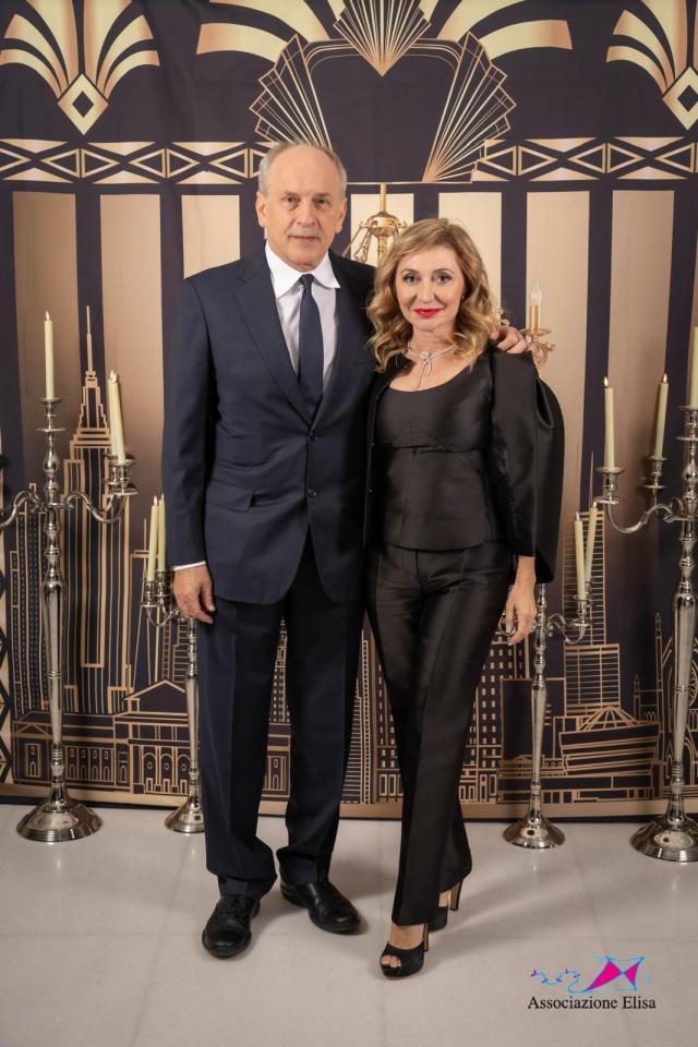 Silvia Damiani e l'attore Tomas Arana