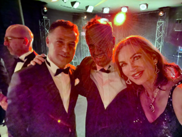 Luca Pedrotti di UBS e Cornelia Hagmann