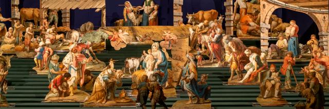 prezioso Presepe di carta realizzato nel 1700 da Francesco Londonio (fig. 3).