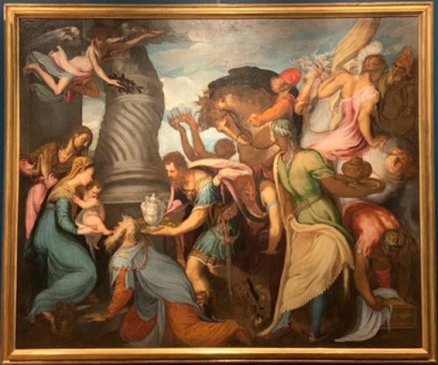 Andrea Schiavone, &ldquo;l&rsquo;Adorazione dei Magi&rdquo;, met&aacute; del XVI secolo. Fig. 4