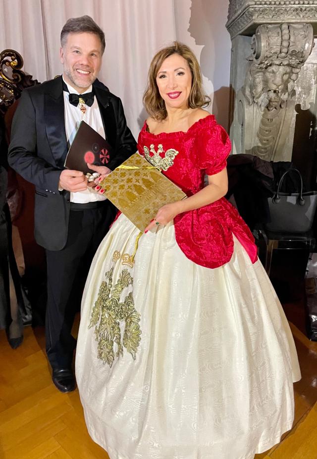 Paolo Dragonetti De Torres con Yulia Bazarova 