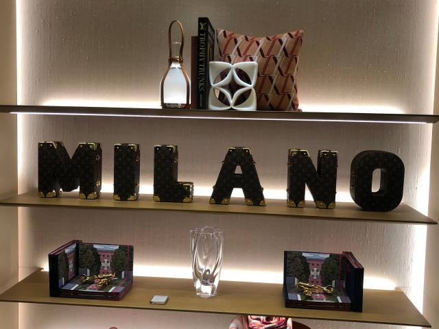 Un dettaglio della boutique