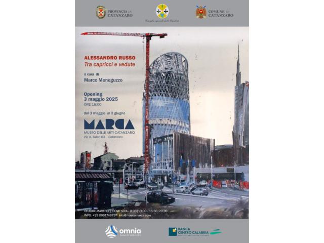 Alessandro Russo, Tra capricci e vedute, la mostra al Museo delle Arti di Catanzaro
