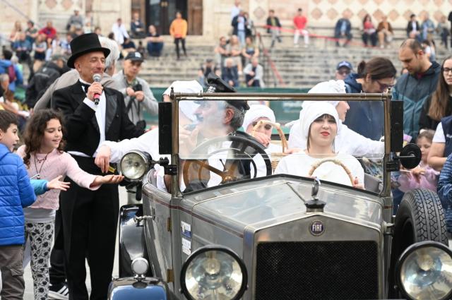 Coppa Perugina: rievocazione storica in Corso Vannucci a Perugia
