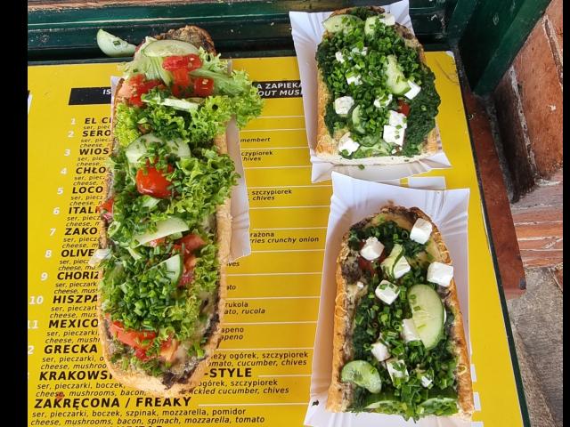 Zapiekanka, tipica baguette