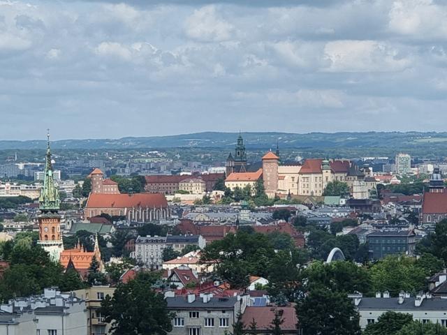 Cracovia vista dalla collina Krakus