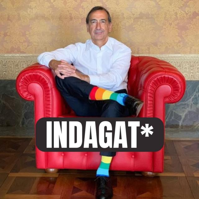 Sala con calzini arcobaleno