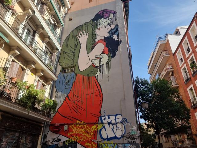 I murales di Lavapi&egrave;s