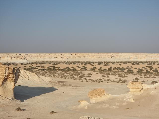 Wadi al Dahek, il deserto bianco della Giordania