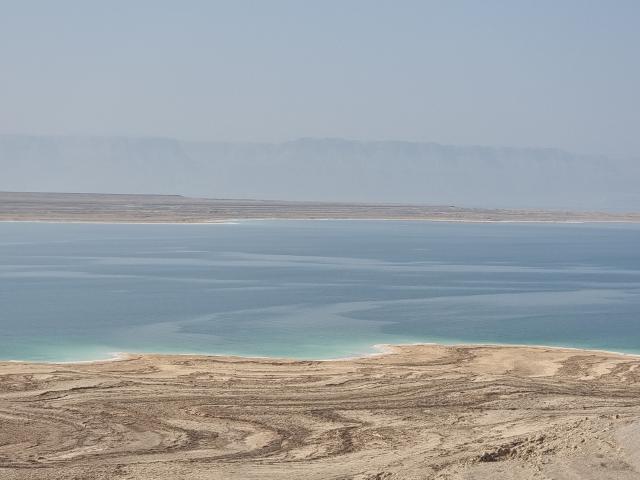 La costa del Mar Morto in Giordania