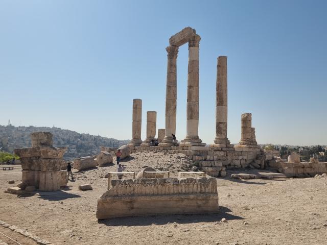 Le colonne del Tempio di Ercole nella Cittadella