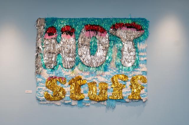 L'opera in mylar di Daniel Gonzales