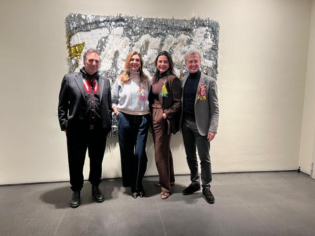 Da sinistra Daniel Gonzales, Valentina Ciarallo, Cristina Fogliatto e Valeriano Antonioli