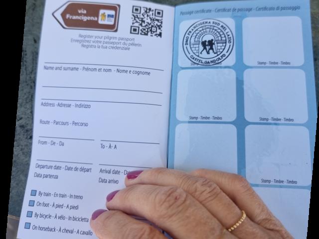 Il passaporto della Via Francigena