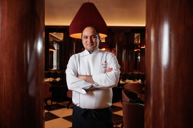 Andrea Sangiuliano, executive chef dell'Hotel d'Inghilterra