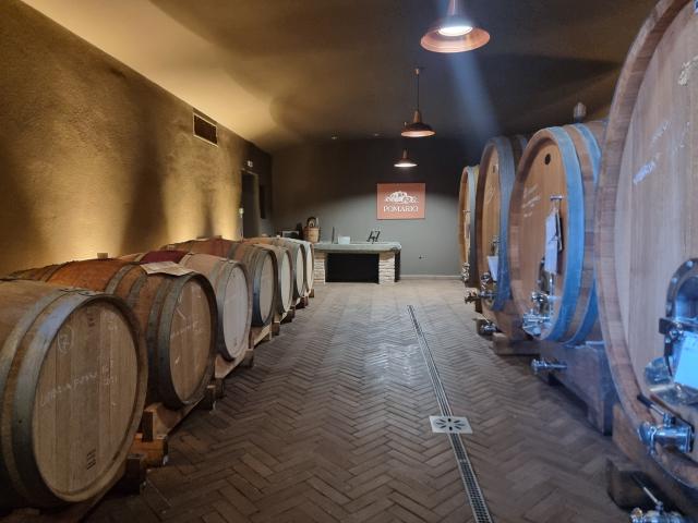 La cantina della Tenuta Pomario
