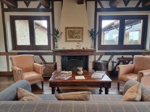 Il salotto della Tenuta Pomario